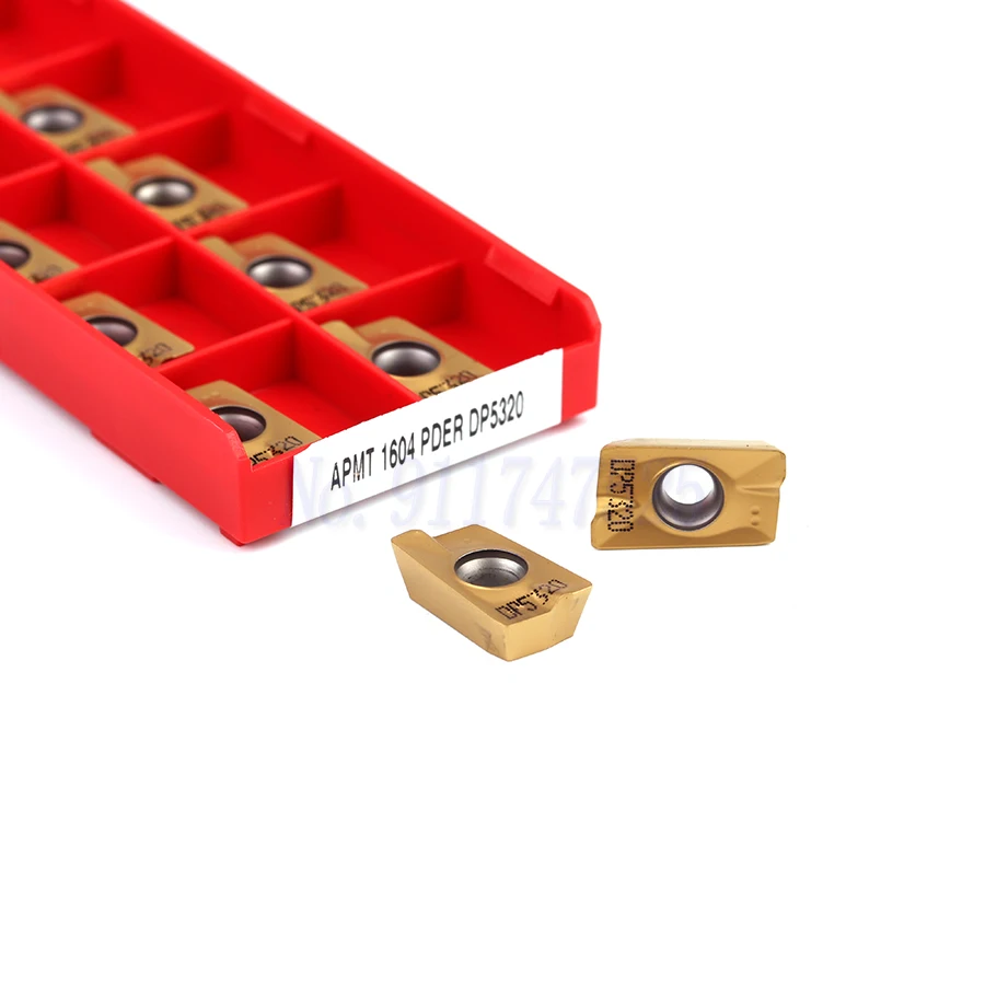 APMT1135PDER APMT1604PDER DP5320 High Performance CNC Lathe Milling Insert Carbide Milling Cutter Processing Tool For Steel Part