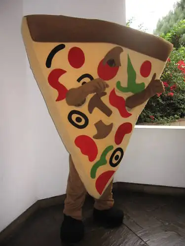 New Professional PIZZA  Mascot Costume Adult Birthday Party Fancy Dress Halloween Cosplay Outfits Clothing Xmas