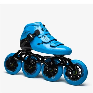 Fortgeschrittene Kohlefaser, Walzenstiefel Roller Räder mit CNC 85A Struktur haltbar 7075 mm 110 mm 100 mm 90 mm 8 Hauptverkaufsstart für Inline -Skates - №4