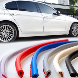 2.5m/5m/10m U Type Universal Car Door Protection Edge Guards Trim Styling Moulding Strip Rubber Scratch Protector For Auto seal