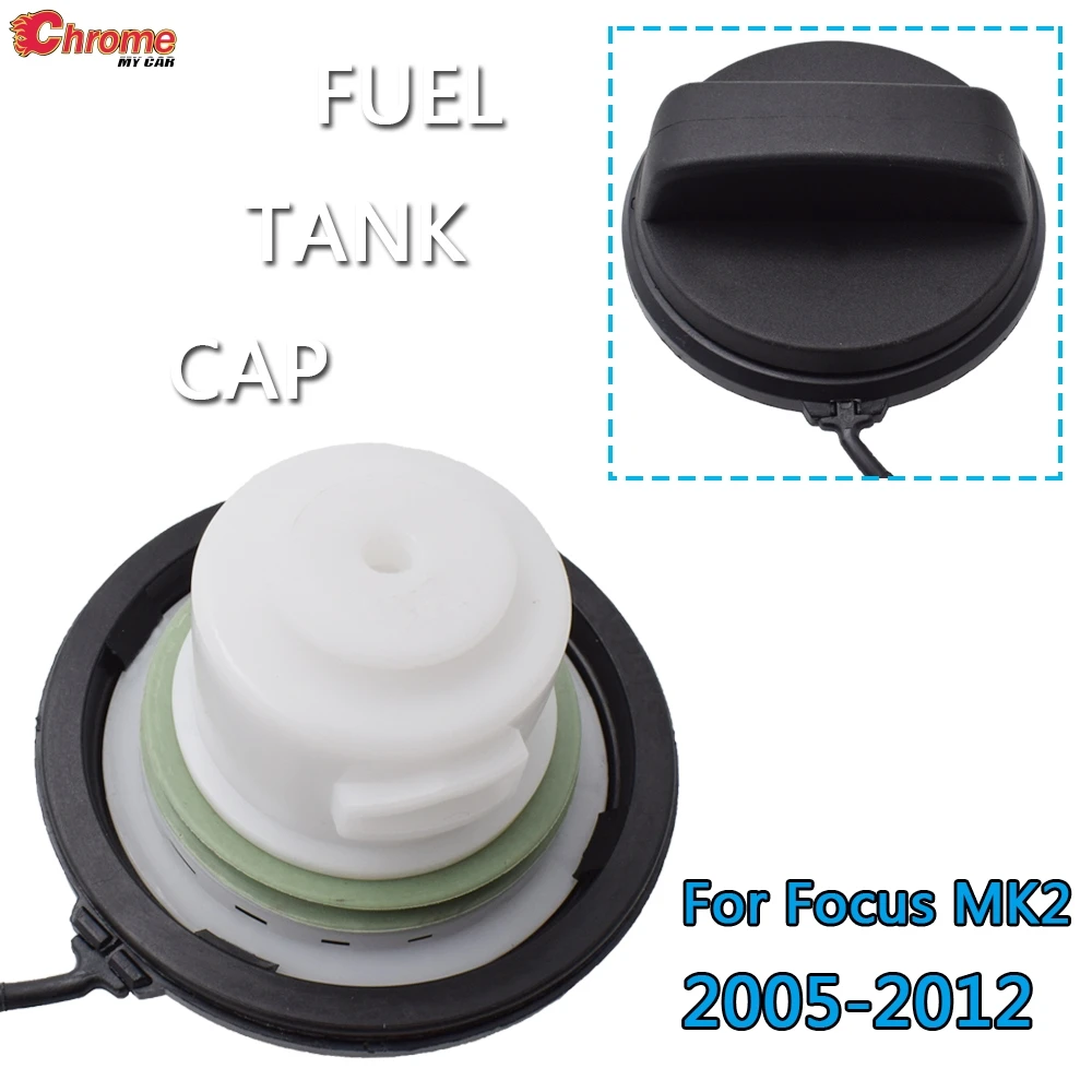 Car Accessories Petrol Fuel Gas Oil Tank Filler Cap Cover 6G919030AD For Ford Focus MK2 2005 2006 2007 2008 2009 2010 2011 2012