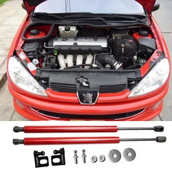 Para peugeot 206 206cc gti 180 rc 1998-2016 capô dianteiro modificar suportes de gás hastes de choque elevador suporta amortecedores hidráulicos de pistão