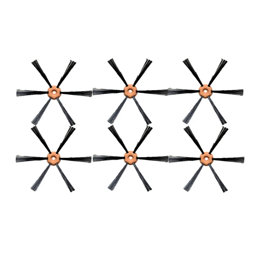 6 escovas laterais dos pces escova de limpeza para konka kc_vs66/vs39 arrebatadora acessórios do robô