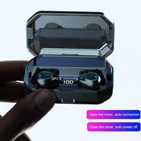 New G03 Earphone Wireless 6000mAh LED Smart Power Bank TWS 5.0 Bluetooth 9D Stereo IPX7 Waterproof PK G02 for Smartphone