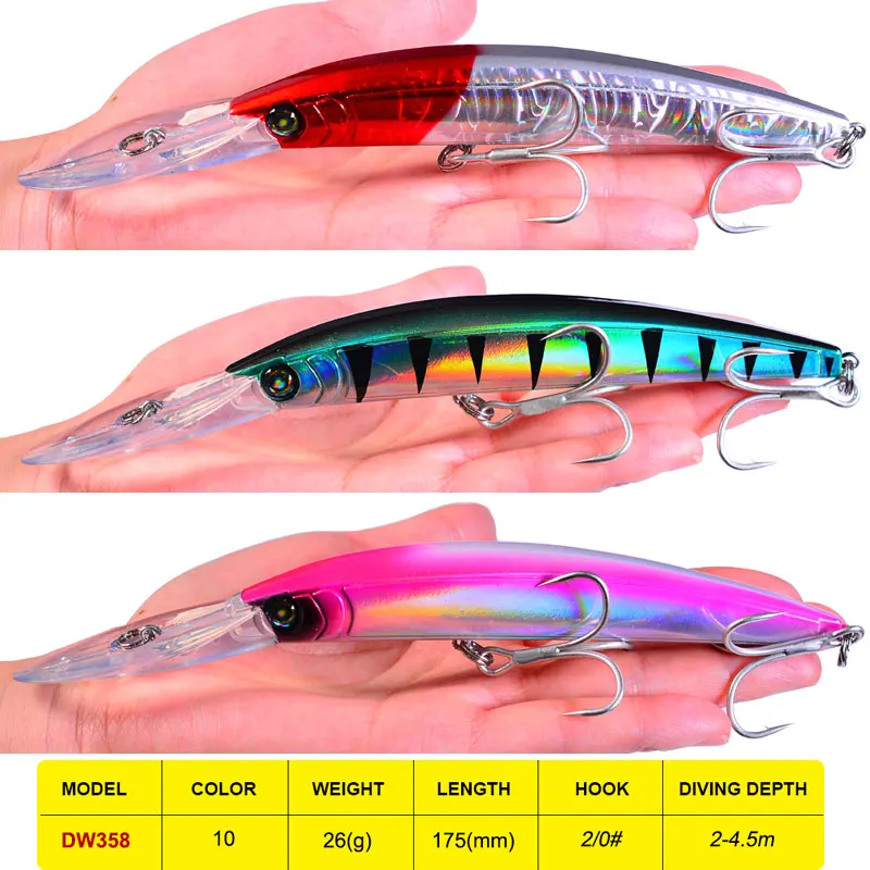 1PC Top Fishing Lures Fishing Bait 7\