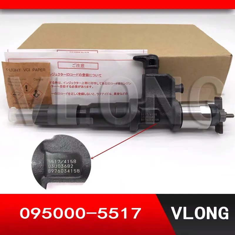 Diesel Fuel Injectors Common Rail Injector Nozzle 095000-5511 8-97603415-8 095000-5512 095000-5517 For Isuzu N-Serie