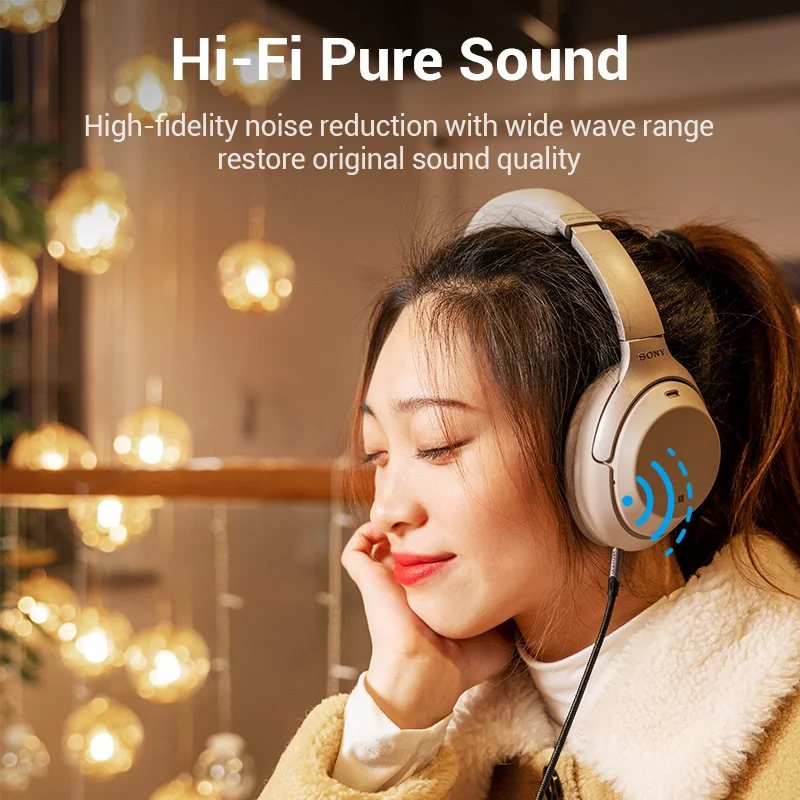 Vention-잭 3.5 Aux 케이블, 남성-남성 3.5mm 잭 HiFi 오디오 케이블, 기타 자동차 마이크 헤드폰 스피커 케이블 Aux 코드