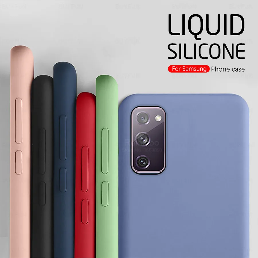 liquid silicone phone case For Samsung Galaxy S20 FE 5G 6.5