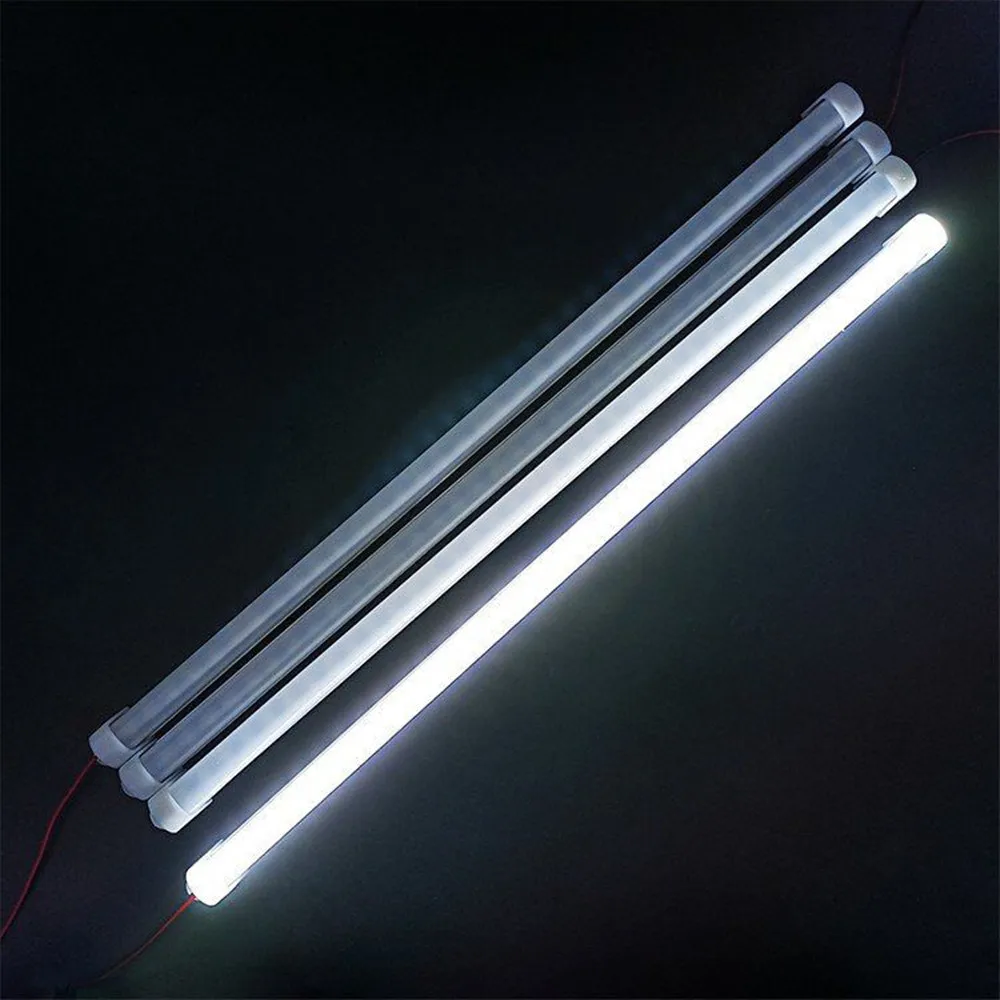 5Pcs Dc 12V 24V Ac 220V Smd 2835 5630 Led Harde Stijve Strip Bar Buis Licht aluminium Shell Voor Thuis Keukenkast Muur Decor