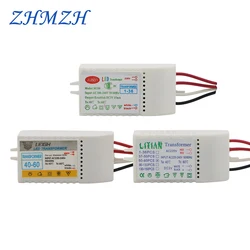 ZHMZH 1-36pcs 40-60pcs 50-80pcs Leds Electronic Transformer LED Controller Power Supply LED Driver 220V To DC3V