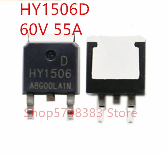 10PCS/LOT 100% new original  HY1506P TO-220 HY1506D TO-252 HY1506 60V 55A  MOS tube