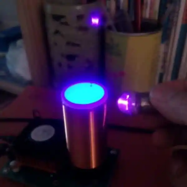 Music Tesla Coil Plasma Horn MUSIC Arc Intermittent Lighting Power Supply