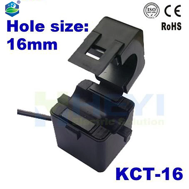 current sensor transformer 16mm split core current transformer manufacturer KCT-16 1CPS 200A/66.7mA