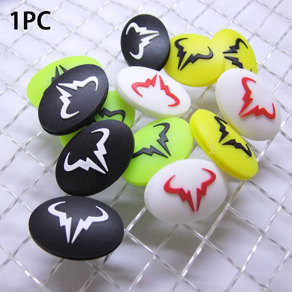 Tennis Racket Shock Absorber Vibration Dampeners Durable Anti-vibration Silicone Cartoon Animal Bull Head Raqueta