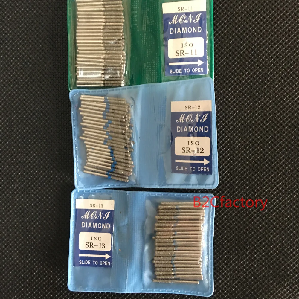 

50pcs Dental SR Burs for teeth Polishing Dental Diamond FG High Speed Burs