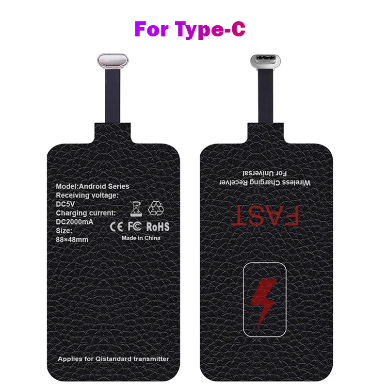 SP01 10W Fast Charge Wireless Charging Receiver Module Patch 5V-2A For iPhone 13 /12/11 For Xiaomi Mobile Phone Wireless Charger