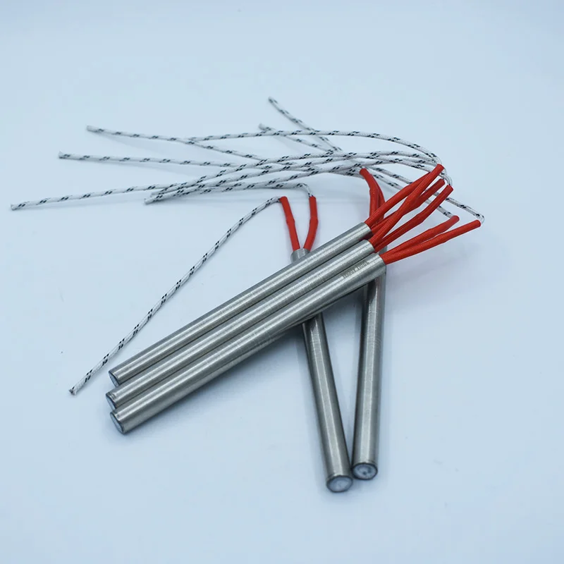 8x100mm 8x120mm 8x125mm Cartridge Heater Heating Element 110V/220V/380V Single End Stainless Steel Tube Heater