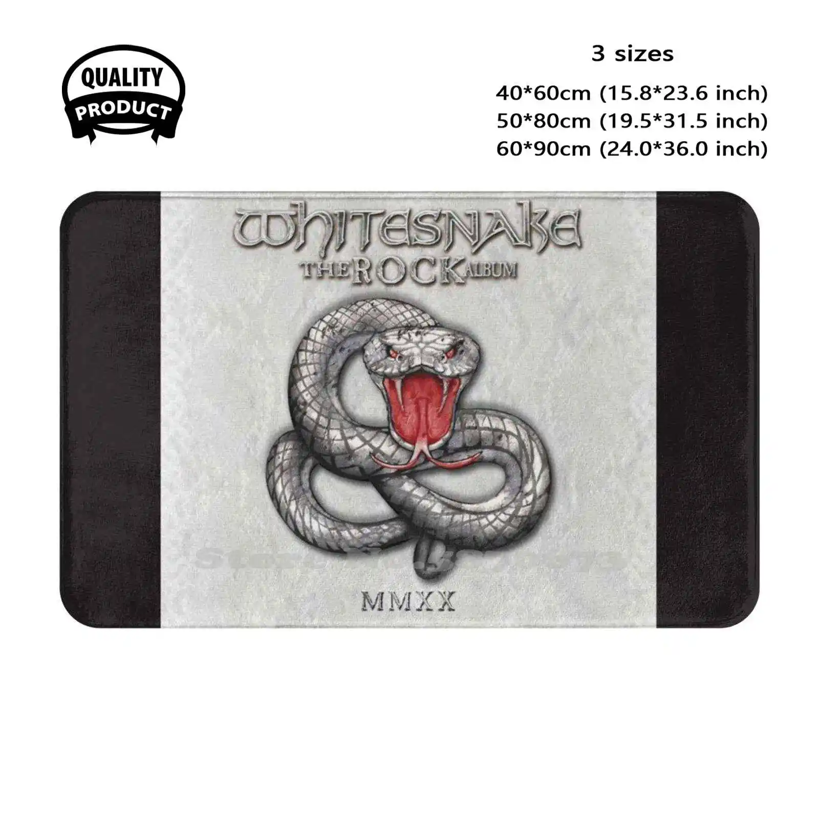 Bukan Sembarang Ular Ini Whitesnake Soft Cushion Home Carpet Door Mat Car Rug Bukan Sembarang Ular Ini Whitesnake