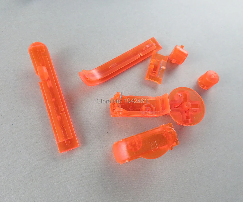 100 set multicolori PER GBA D Pad Pulsanti di accensione OFF per Gameboy Advance ABRL Pulsanti Telaio per pulsanti GBA