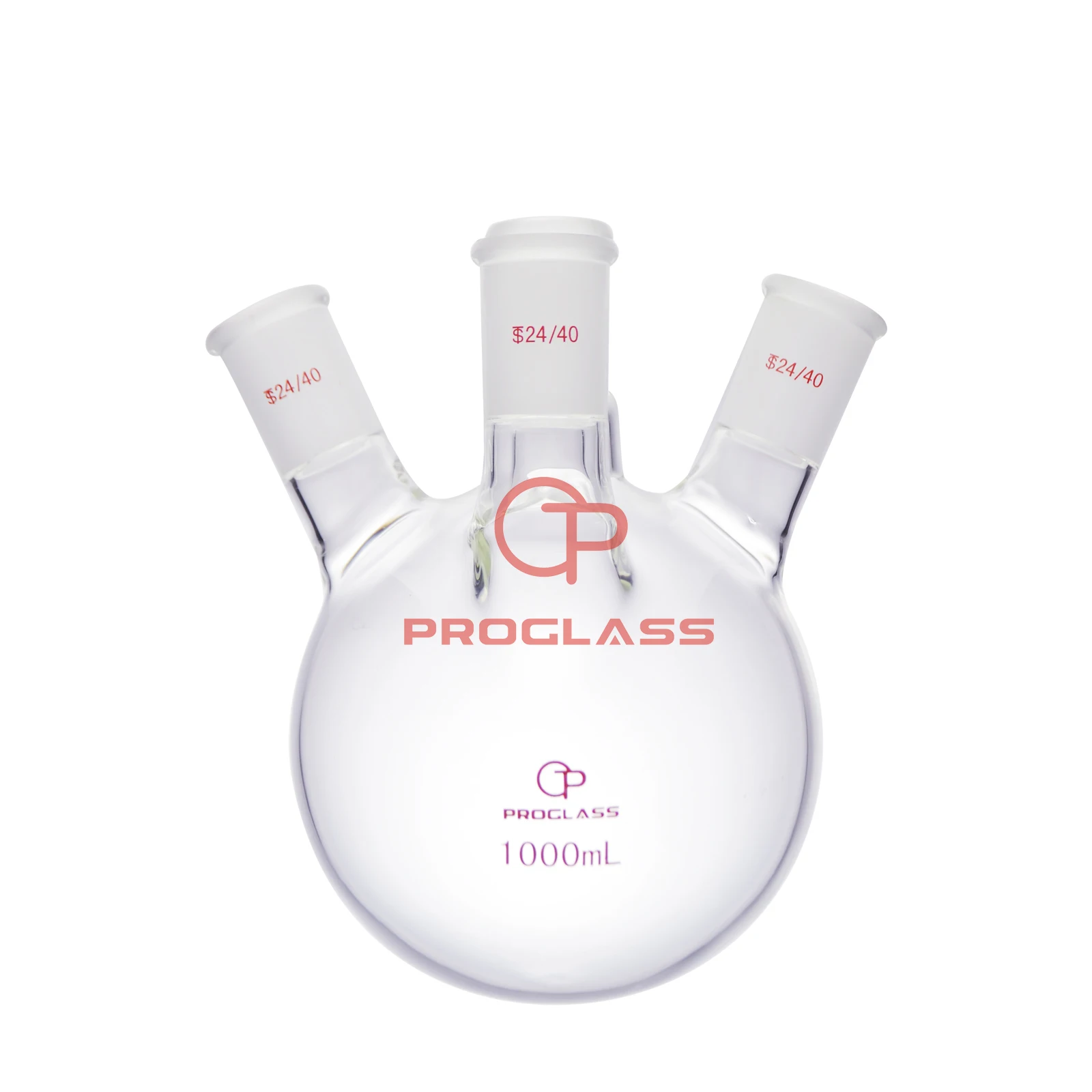 Lab 1000mL,Four Necks Round Bottom Flask ,24/40,HAND BLOWERING