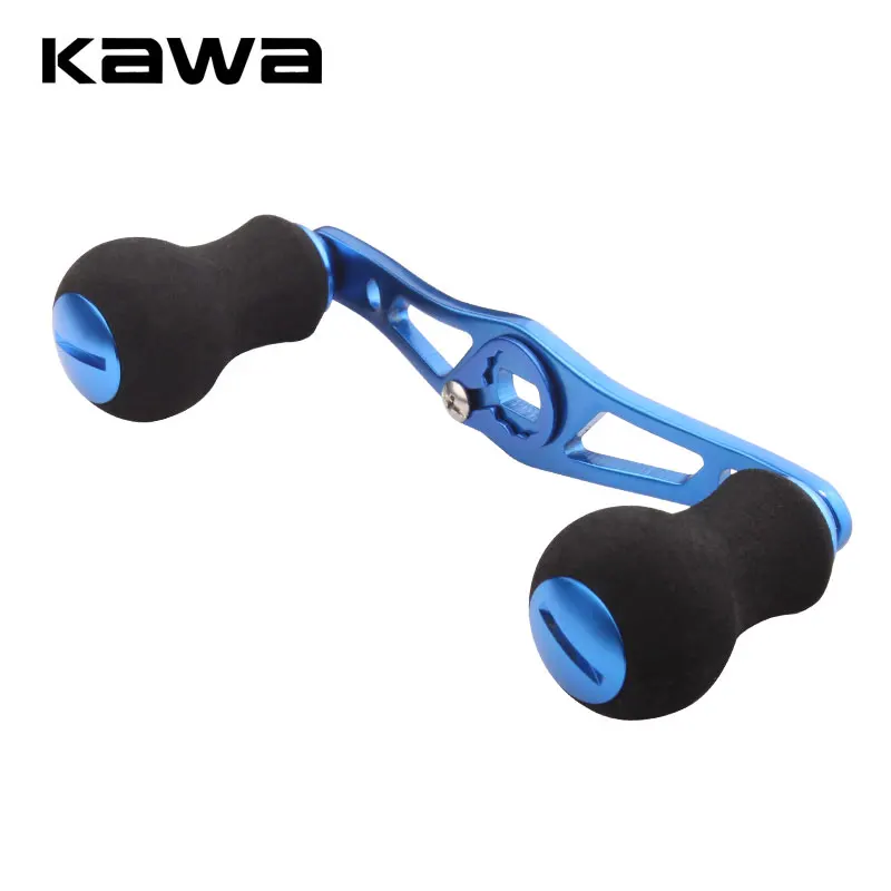 KAWA Fishing Reel Handle For Bait Casting Reels Assembly Hole 8x5mm Length Is 100mm Alloy Handle With Eva Knob Reel Accessory