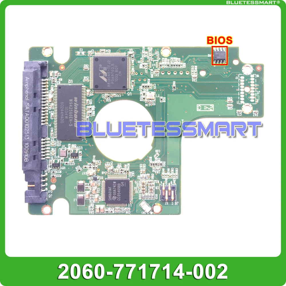 

HDD PCB logic board 2060-771714-002 REV P1 for WD 2.5 SATA hard drive repair data recovery