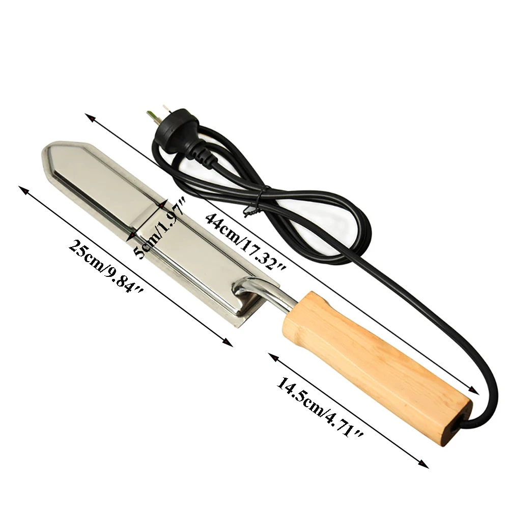 

2PCS 220V 800W Electric Heated Honey Cutter Stainless Steel Scraping Uncapping Knife Bee Farm Beekeeping Tools Scraper Supplies