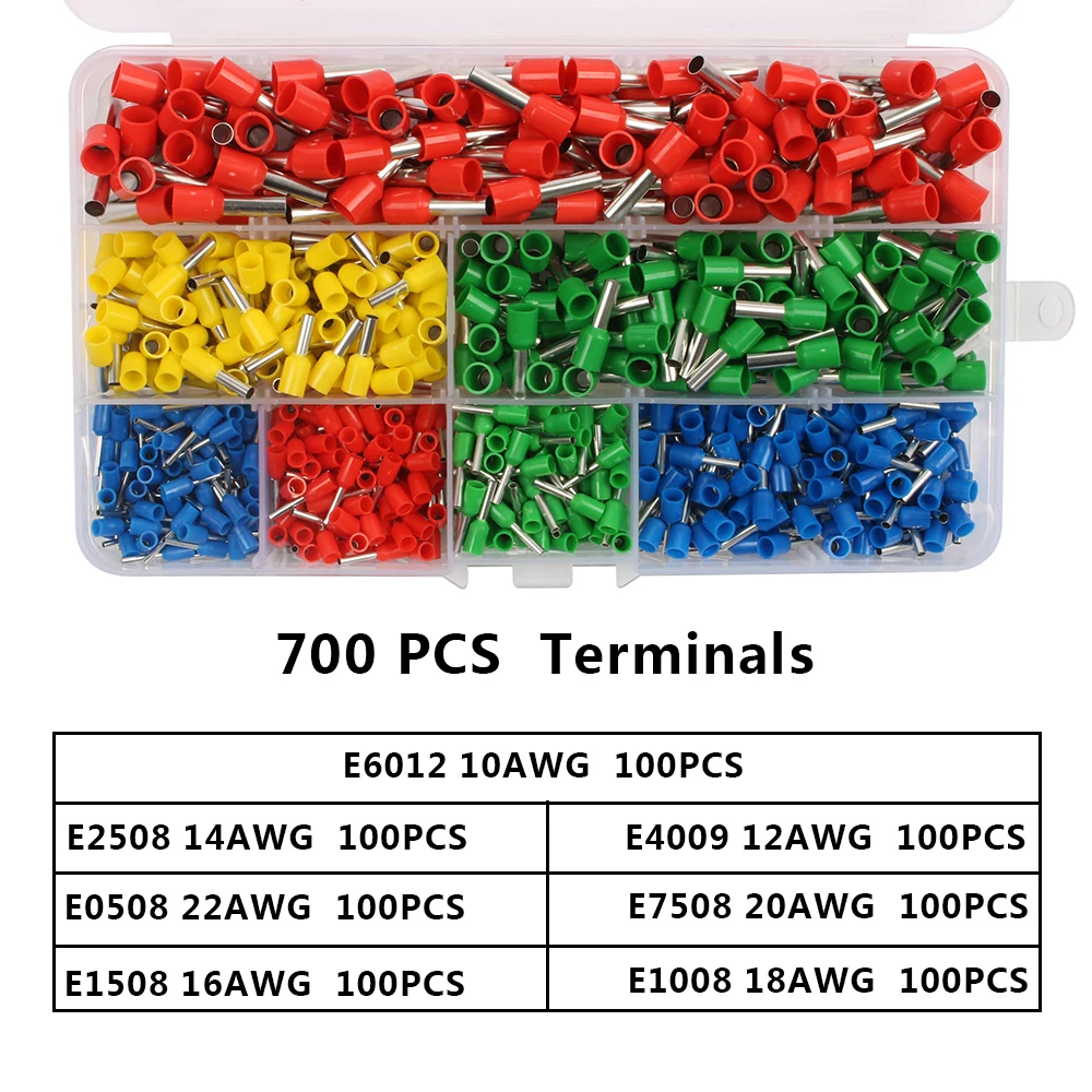 Tubular Terminal Crimping Tools Mini Electrical Pliers HSC8 6-6A/6-4A 0.25-10mm² 23-7AWG 6-6 0.25-6mm² High Precision Clamp Sets