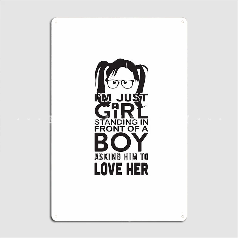 Girl Geek Metal Sign Custom Pub Garage Pub Plaques Tin Sign Posters