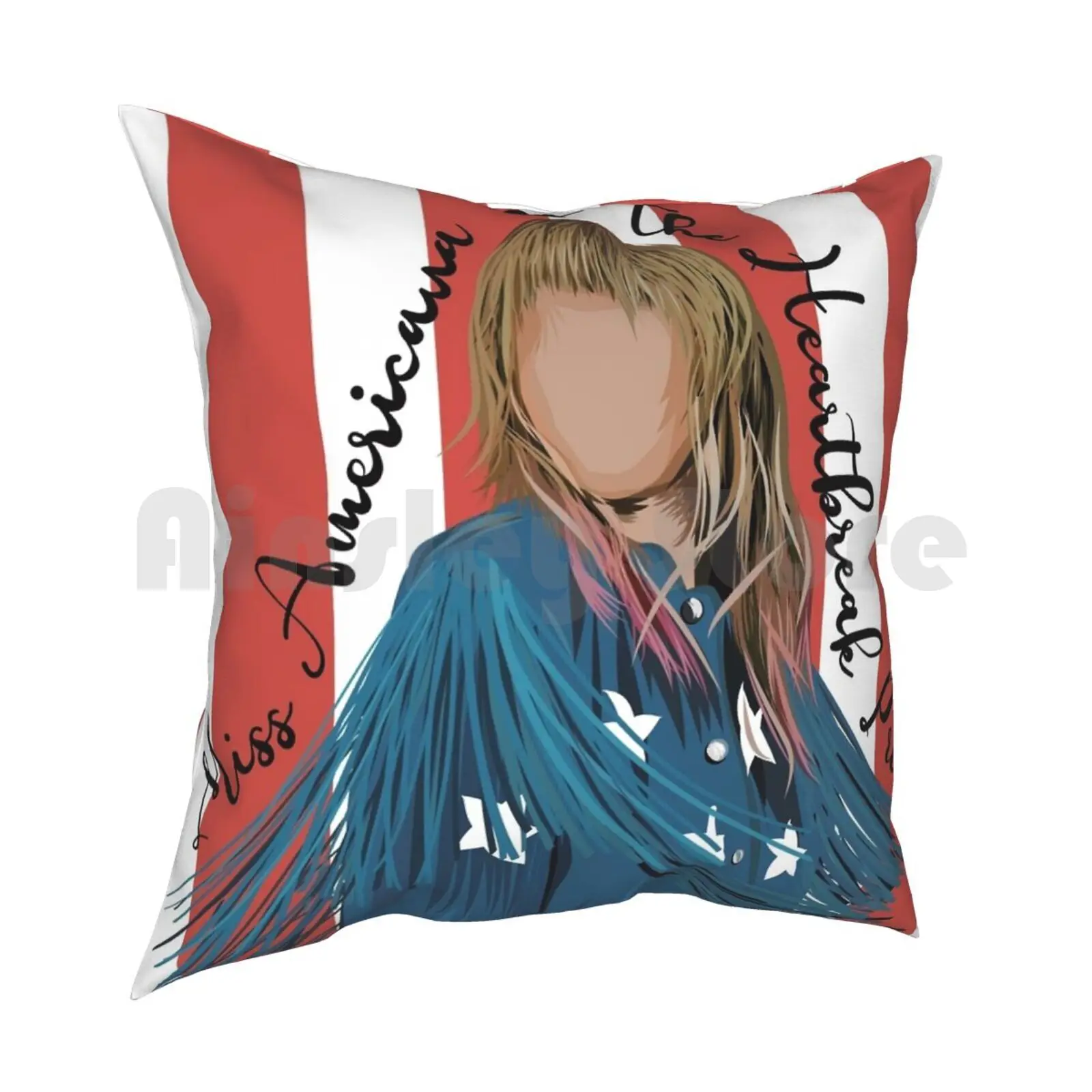 Miss Americana & The Heartbreak Prince Pillow Case Printed Home Soft Throw Pillow Lover Miss Americana And The