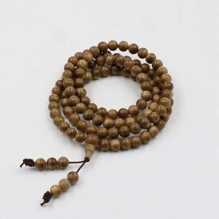 Yellow oil 108 beads 8mm fashion prayer beads bracelets men jewelry Agarwood wristband natural agar bracelet Man prayer beads