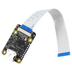 Raspberry Pi HDMI-compatible to CSI Adapter for CSI Camera to Raspberry Pi 4B 3B+ 3B Support 1080P 30FPS