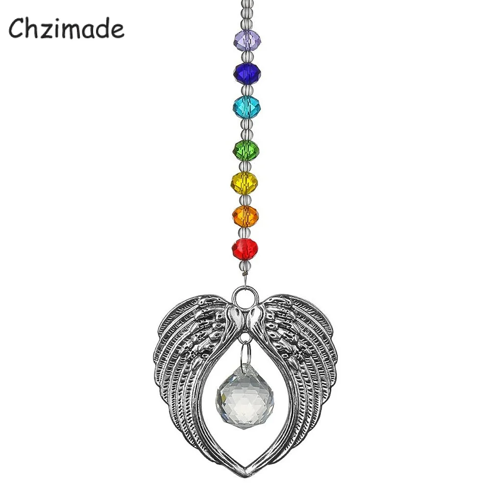 Chzimade Angel Wing Tree Wind Chimes Yard Garden Bell Wind Chime Window Bells Wall Hanging Decorations Home Decor