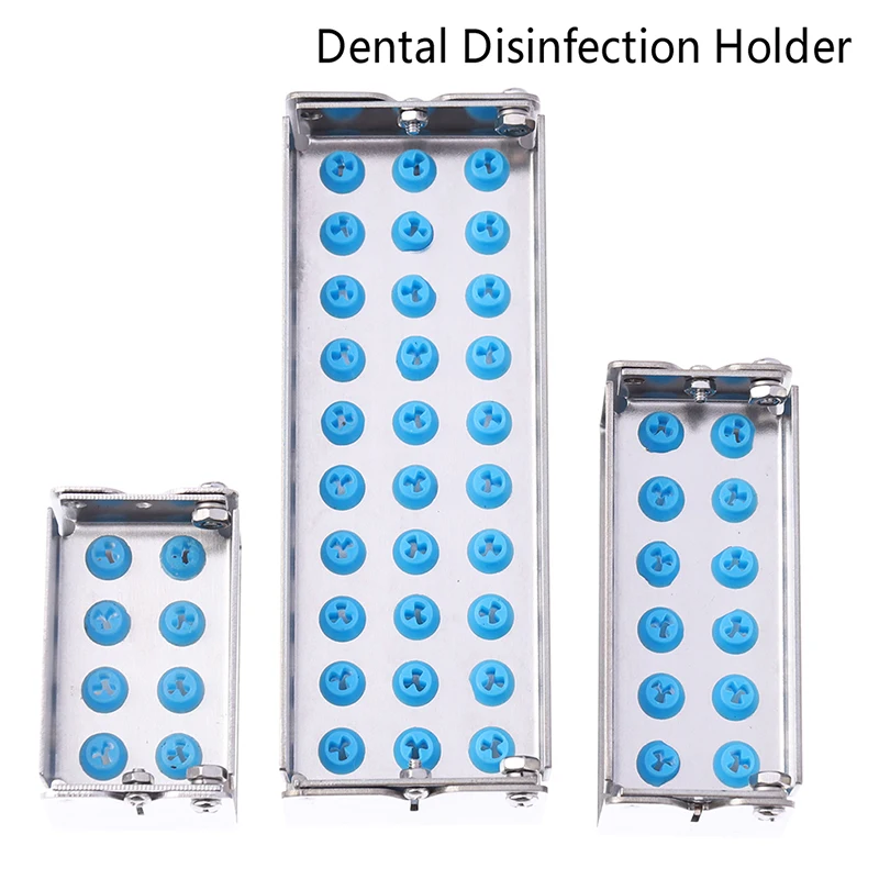 Dental Disinfection Box Autoclave Sterilizer Case Burs Endo Files Holder For Burs Dentist Instrument New 8/12/30 Hole