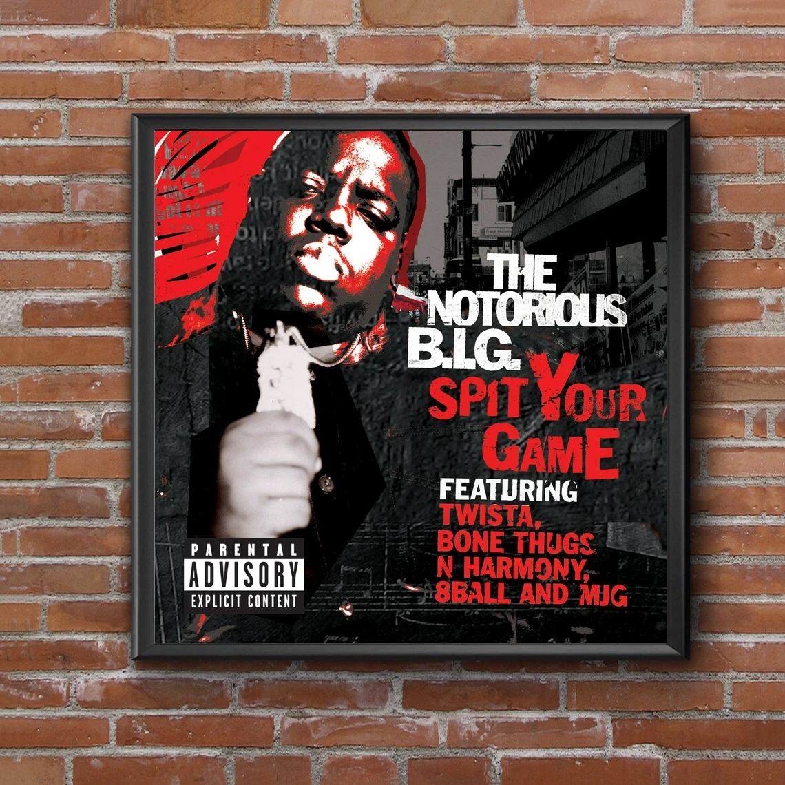 Notorious And Twista Spit Your Game Music Album Poster Canvas Print Home Decoration wall Painting (No Frame)