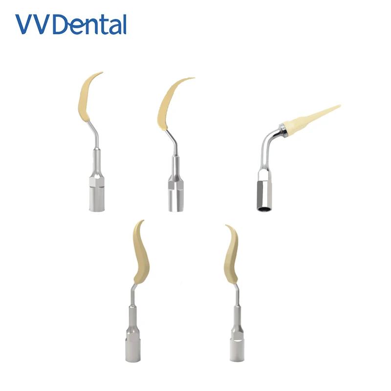 

VVDental High Polymer Material Ultrasonic Dental Scaler Tip For Cleaning Implant Dental Orthodontic Teeth And Dentures Tips