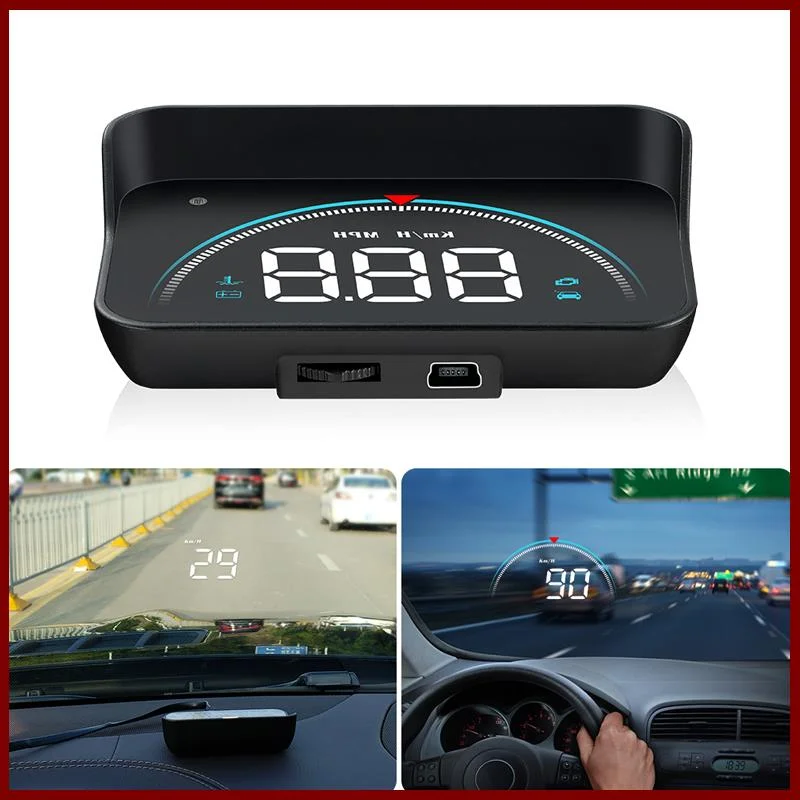 

OHANEE M8 Car HUD Head Up Display OBD2 II EUOBD Overspeed Warning System Projector Windshield Auto Electronic Voltage Alarm