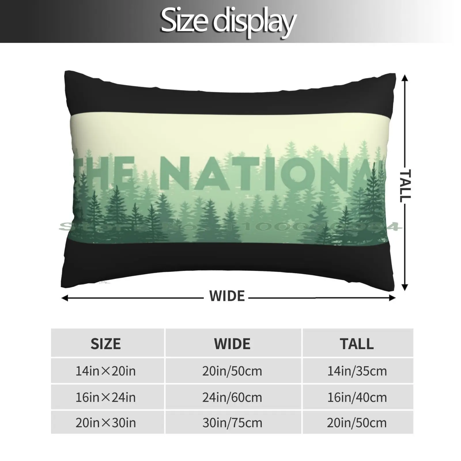 The National Band Logo Forest Pillow Case 20x30 50*75 Sofa Bedroom Final Fantasy 14 Final Fantasy Xiv Shadowbringers Miqote