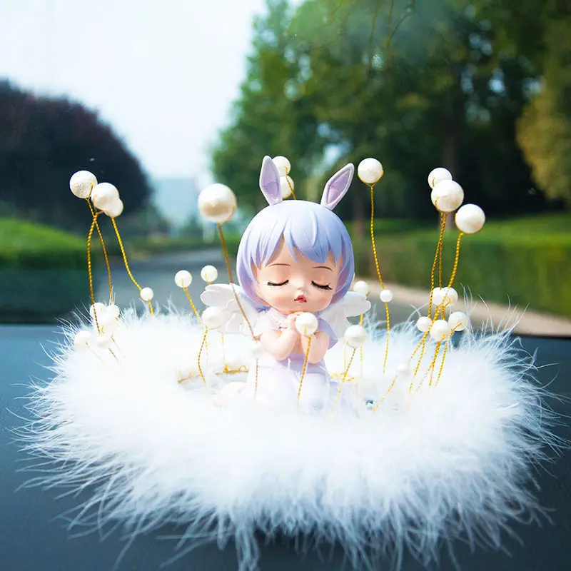 Car Accessories Decoration Creative Cute Annie Angel Car Decoration Car Perfume Beautiful Car Supplies Lady