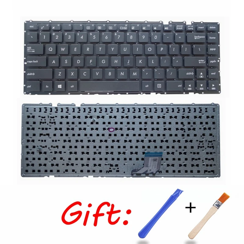 US new laptop keyboard for ASUS K401L A401 A401L K401 K401LB MP-13K83US-9206 14
