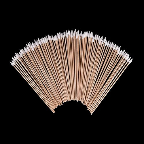 100pcs/lot Useful 6 Inch Gun Cleaning Cotton Swabs,Large Tapered Swabs Gun Clean Brush