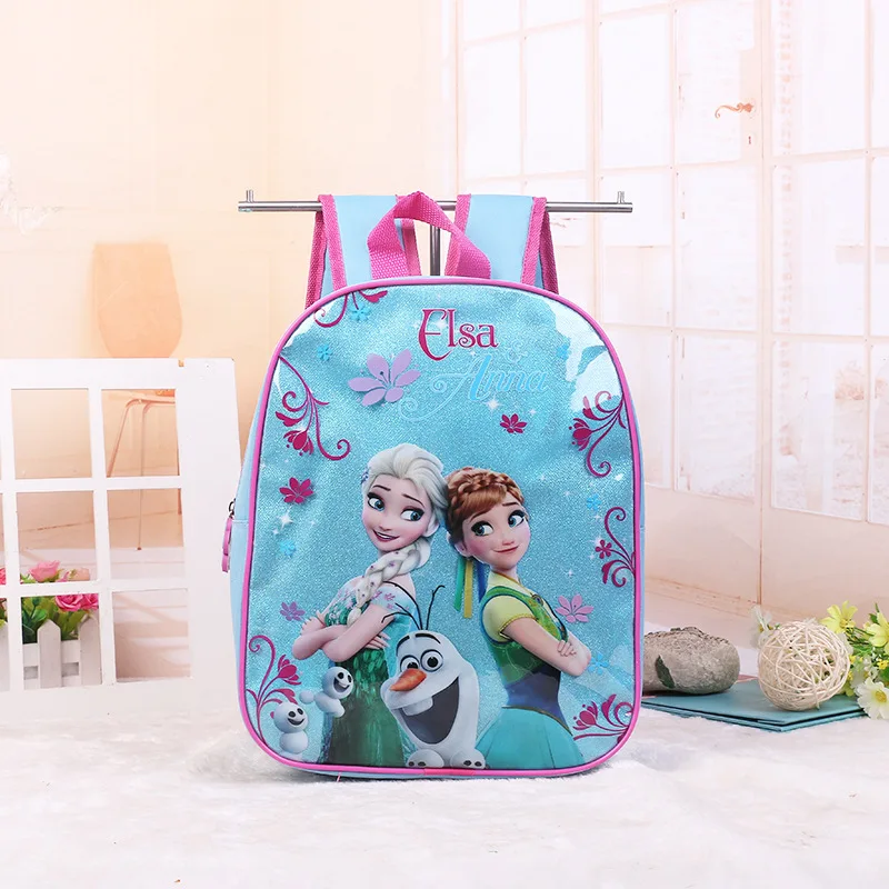 Disney PVC children backpack kindergarten bag Frozen Elsa Anna girl boy gift bag for school student storage book