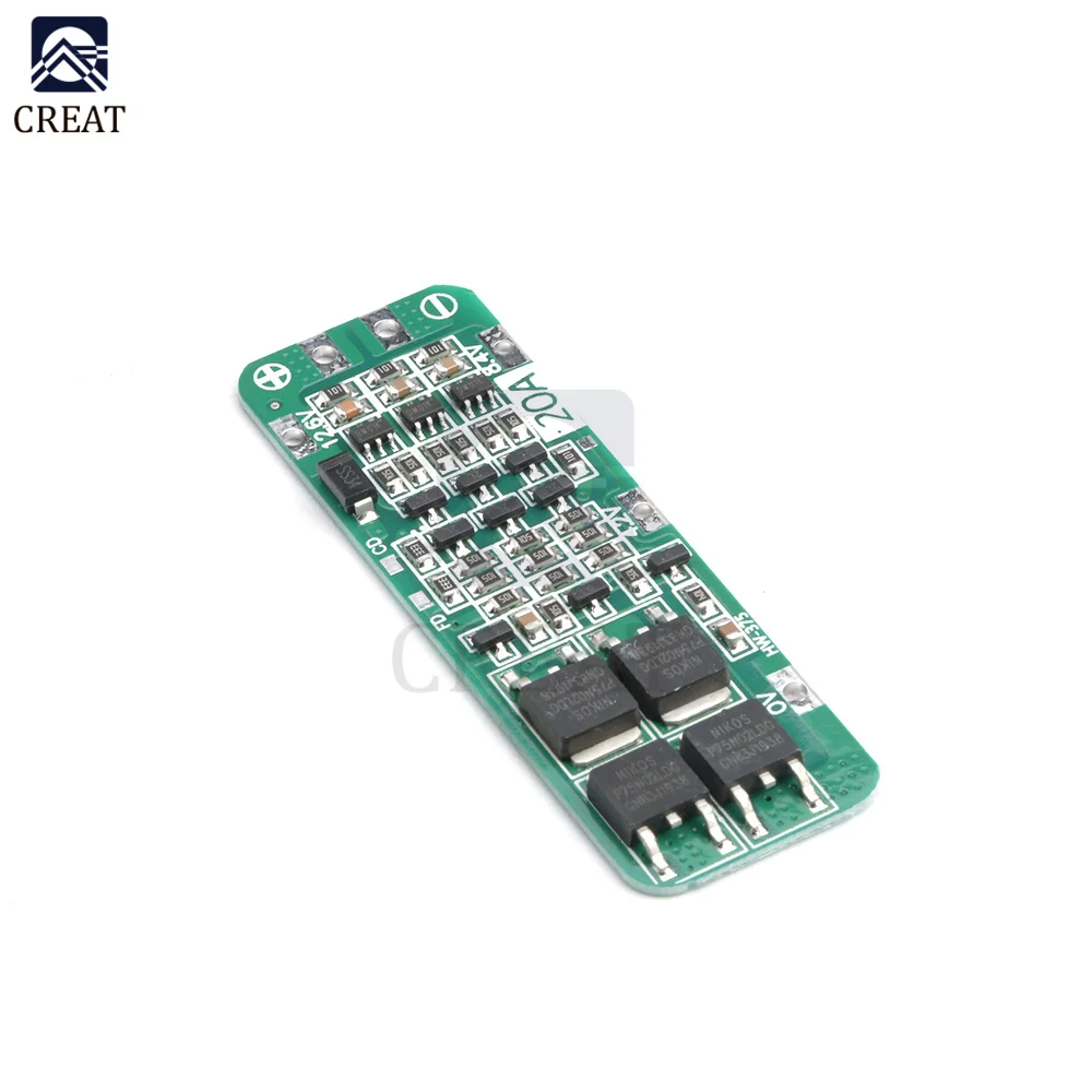 5PCS 3 Serail 3 S 20A Li-ion Lithium batterie 18650 chargeur carte de Protection Module PCB BMS 12.6V cellule