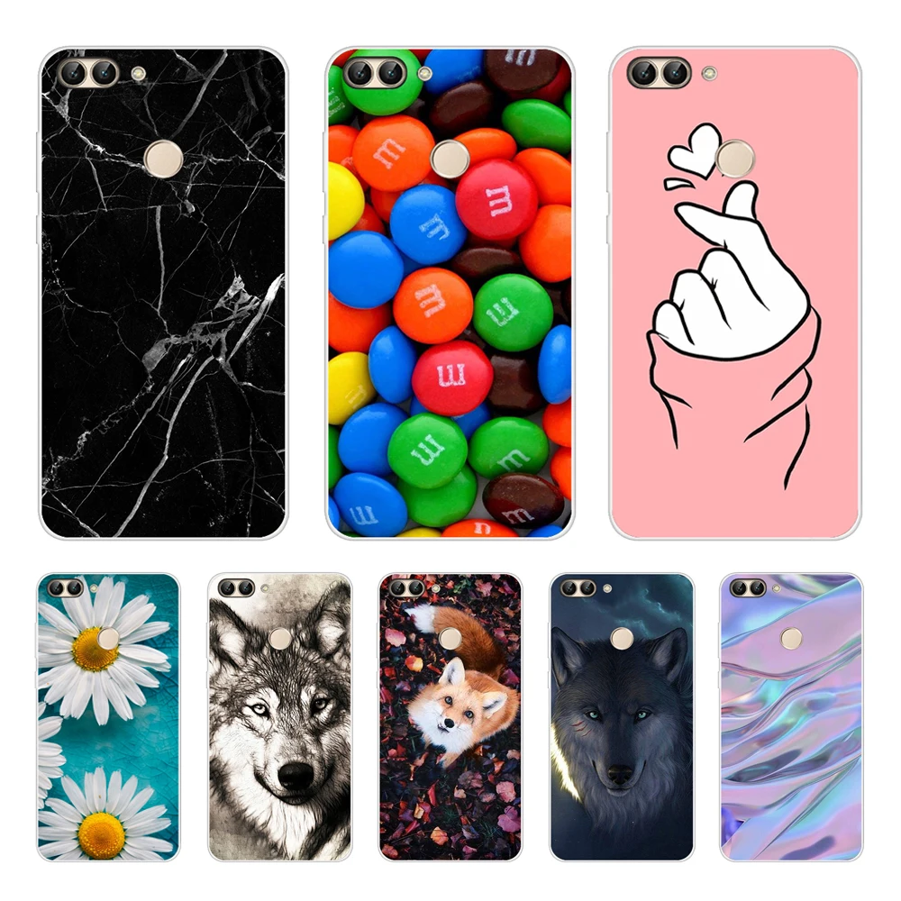 For Huawei P Smart Case TPU Soft Silicone Back Cover Phone Case For Huawei P Smart Cover Bumper Fundas FIG-LX1 PSmart 2018 Case