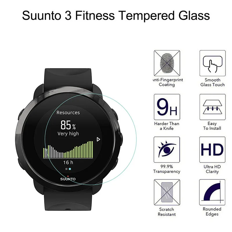 プレミアム強化ガラススクリーンプロテクタースント時計3/5 / 7 / 9/3フィットネススマートウォッチ爆発アンチスクラッチフィルム