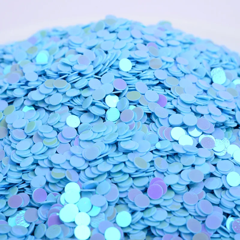 10g Multi Size 1-2mm Flat Dot Shape Sequins Paillettes for Nails Art Manicure Wedding Decoration Confetti Mix Colors Sequin Set