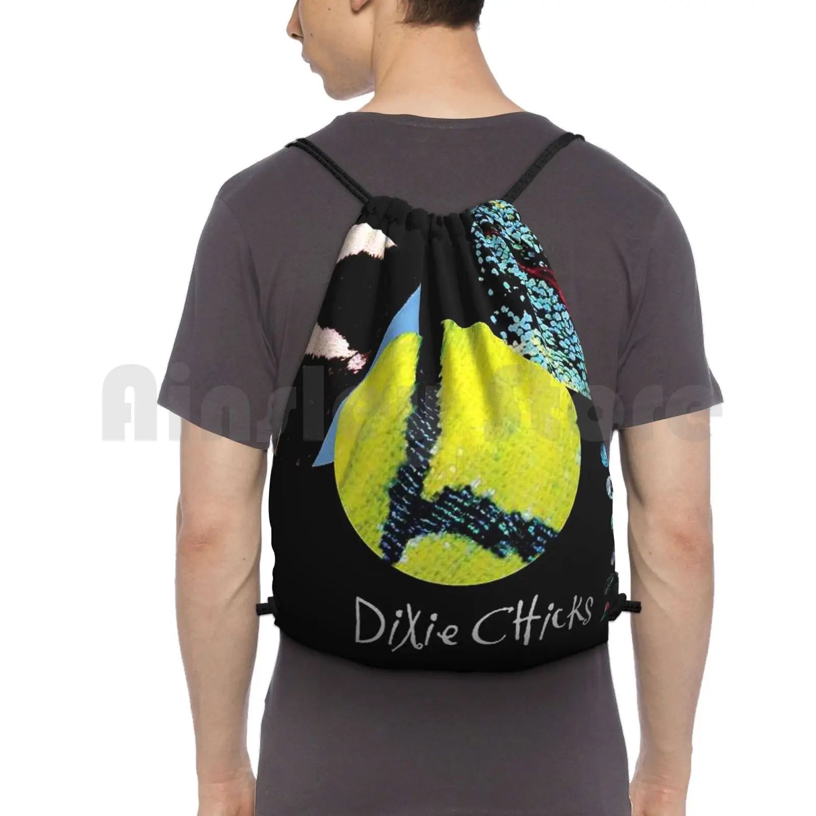 Dixie Chick Music Band Good Backpack Drawstring Bags Gym Bag Waterproof Dixie Chick Music Band Good