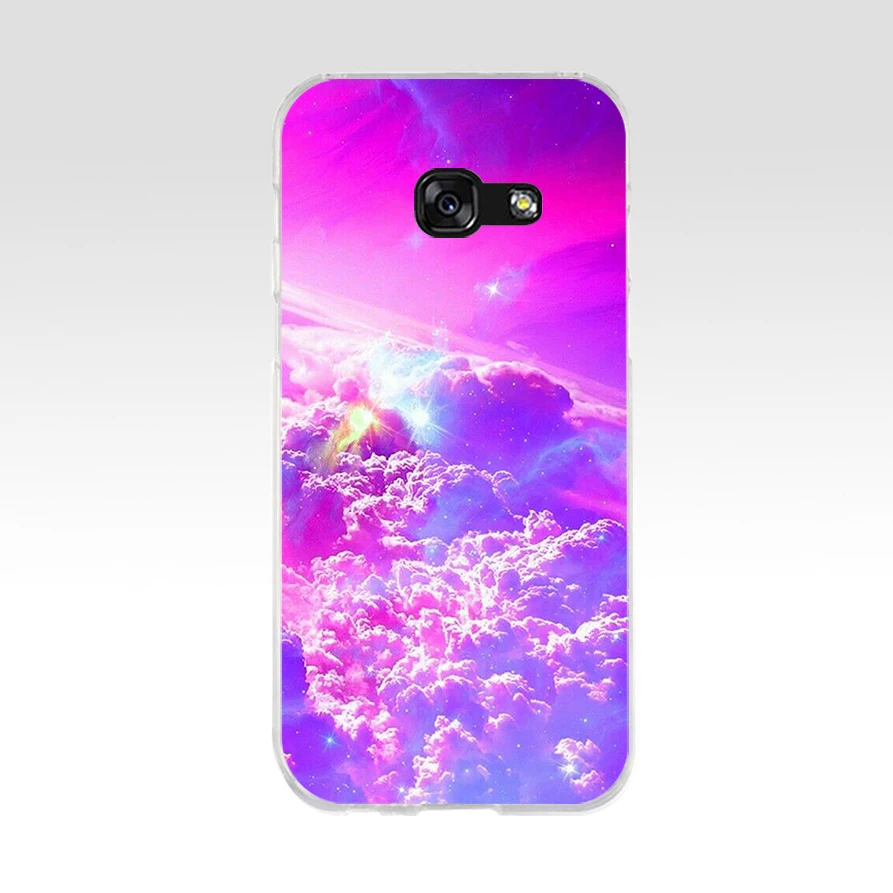 41SD clouds on blue sky Soft Silicone Tpu Cover phone Case for Samsung a3 2016 a5 2017 a6 plus a7 a8 a9 star lite s 6 7 8 9