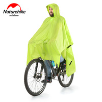 Naturehike Rain Jacket Waterproof 3 in 1 Multifunction Raincoat 210T 20D Canopy Rainwear Camping Mat Windbreaker Bike Poncho