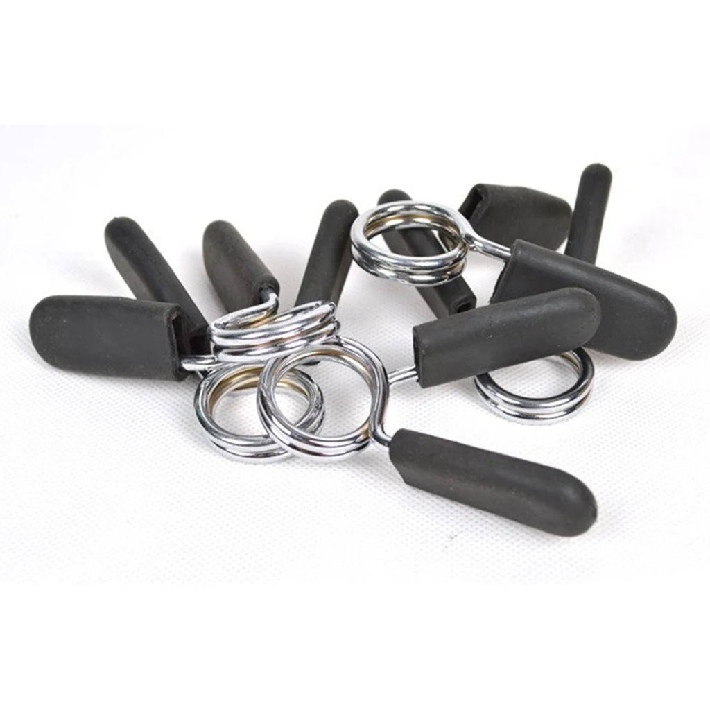 Anti-Clip Barbell Spring Clamp 24/25/28/30mm Dumbbell Clips Collar Attachment